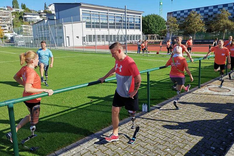 Trainingswochenende für Sportler mit Sportprotesen