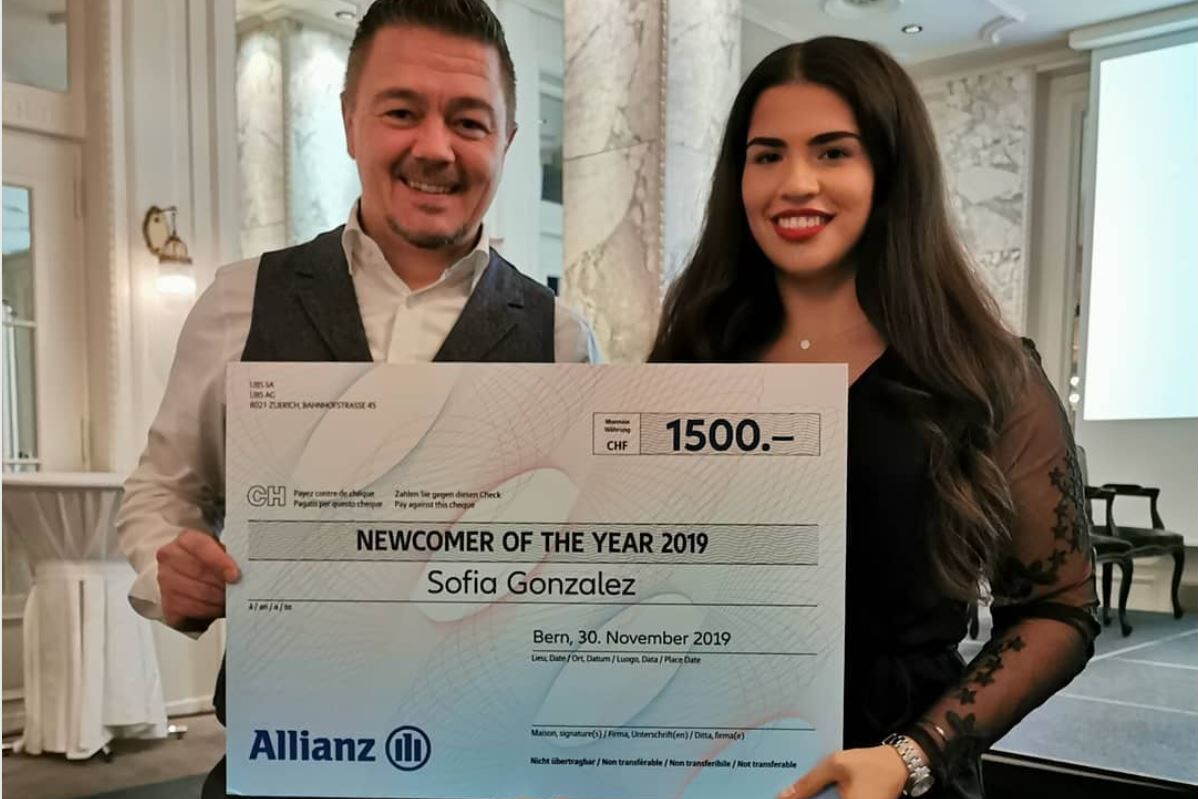 PluSport Athletin Sofia Gonzalez gewinnt den Allianz Newcomer Preis 2019