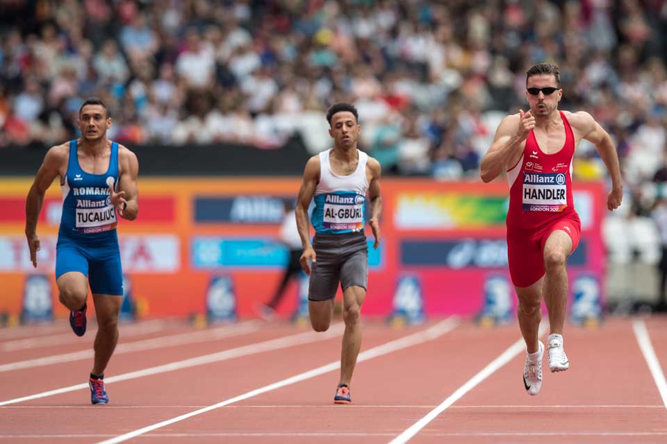 Philipp Handler au 100m  -  Martin Rhyner/Swiss Paralympic