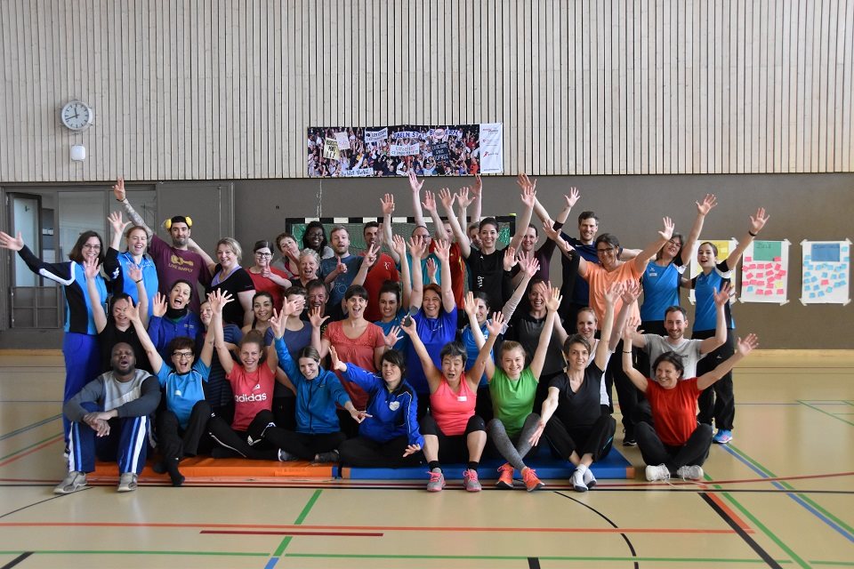 37 Teilnehmer im Polysport Kurs