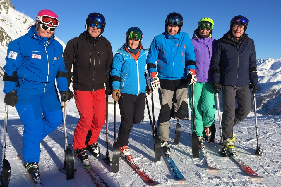 Selbsterfahrungen im Einbeinskifahren