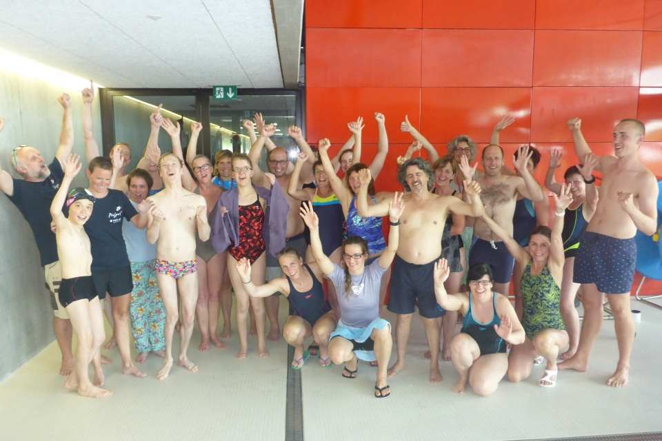 Der Besuch der Para Swimming Athleten war sehr eindrücklich