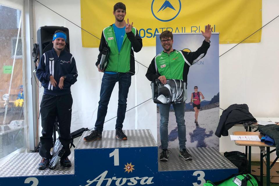Das Podest vom Arosa Energie Run