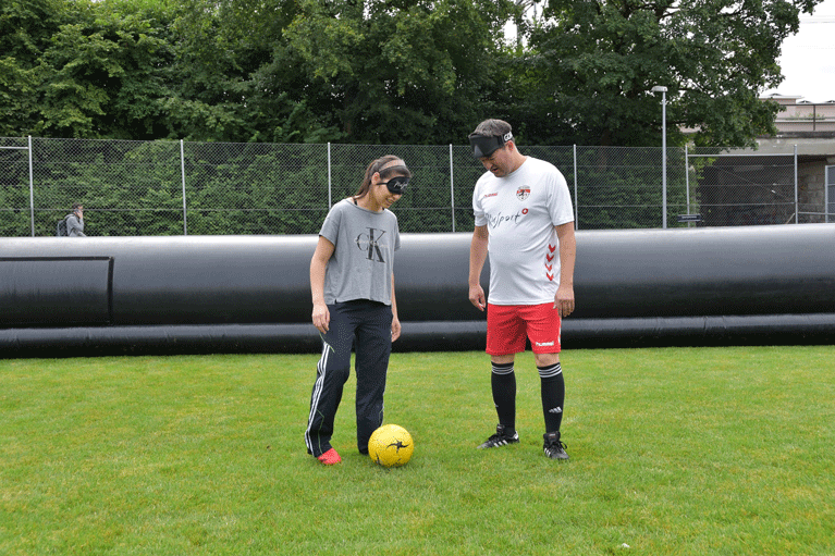 Kick-off Blindenfussball